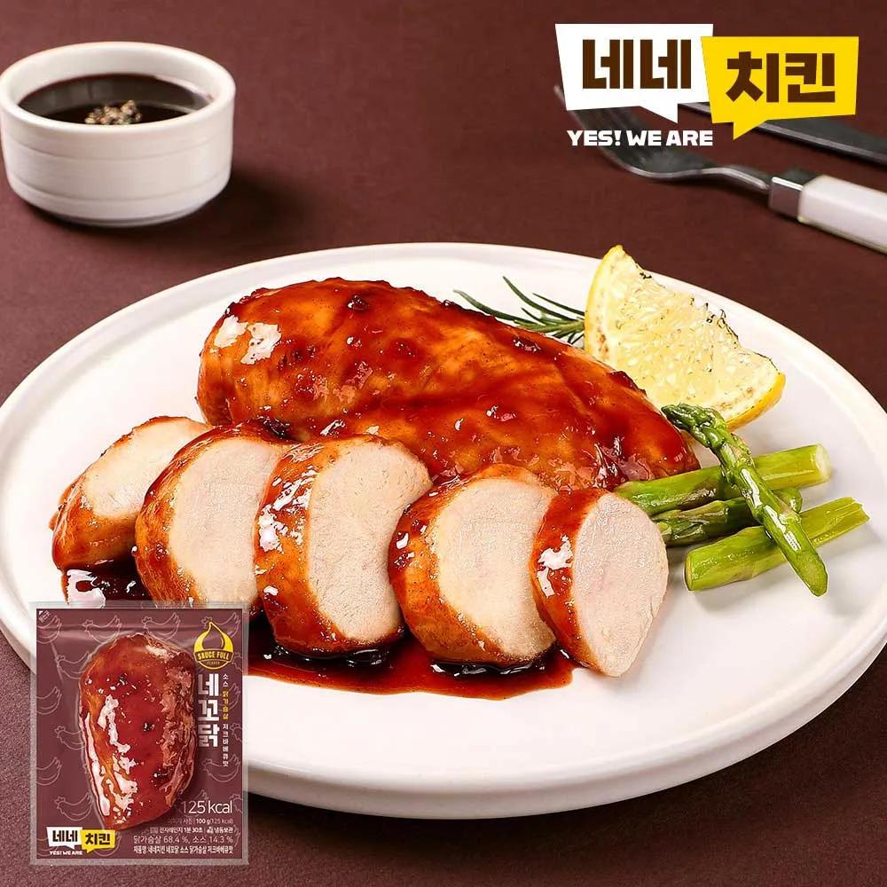 네네치킨 소스 닭가슴살 5종 5팩