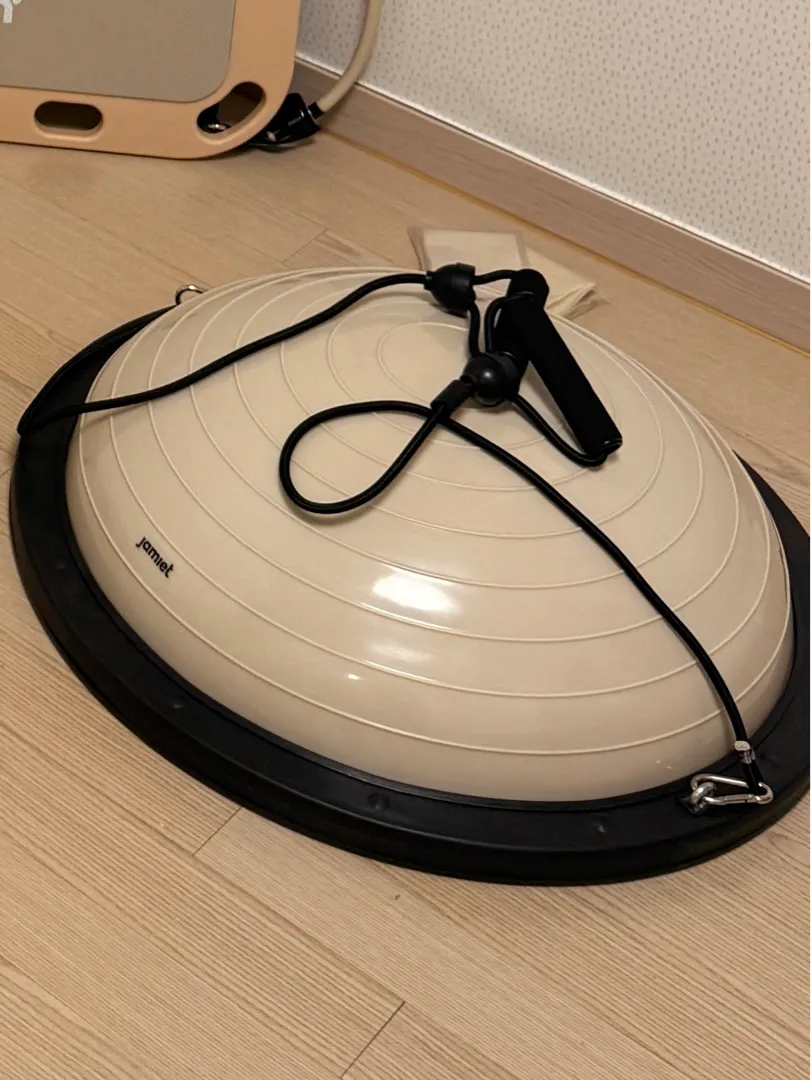 하프짐볼 베이지 58cm 리뷰