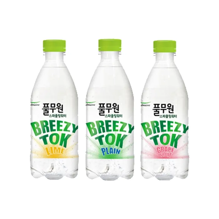 풀무원 브리지톡 3종 500ml x 20개 (라임, 자몽, 플레인)