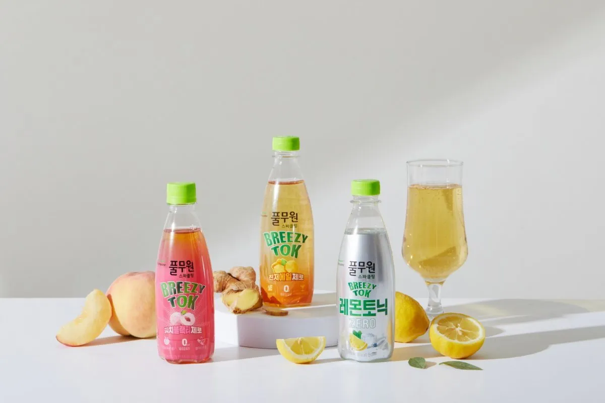 풀무원샘물 스파클링 브리지톡 제로 3종 350ml x 6병 (레몬토닉/진저에일/피치블랙티)