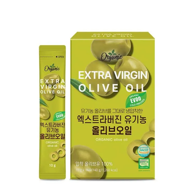 천호엔케어 엑스트라버진 유기농 올리브오일 1박스 (10g X 14포)