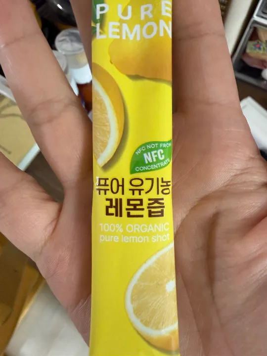 유기농레몬즙 1박스 리뷰