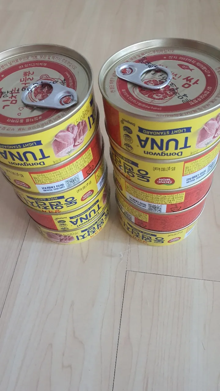 라이트 스탠다드 참치 85g x 10캔 리뷰