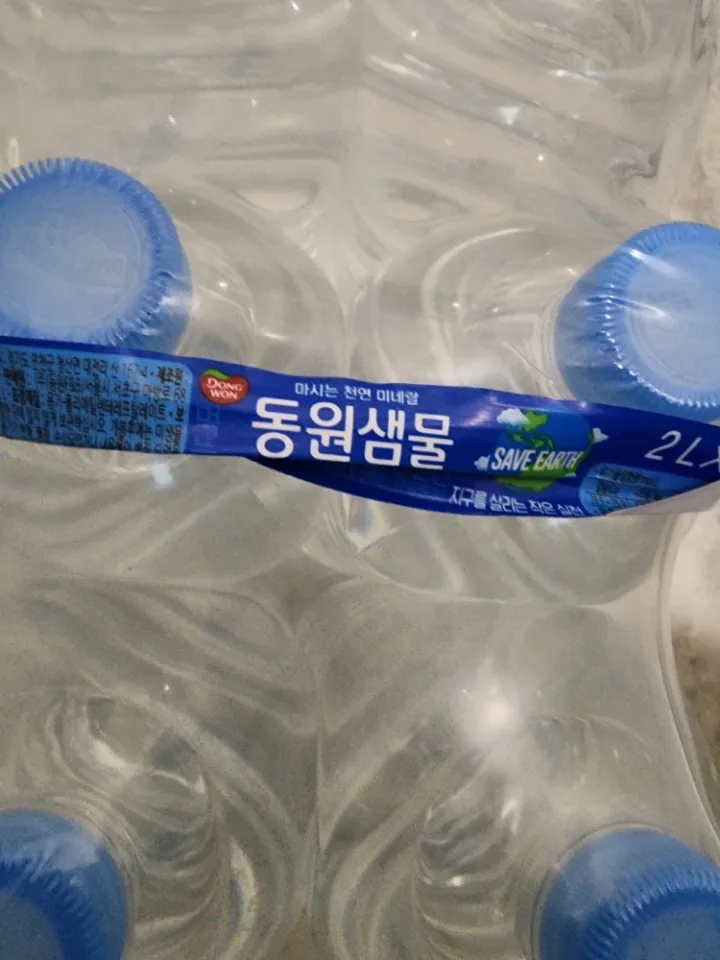 동원샘물 무라벨 2L X 6병 리뷰