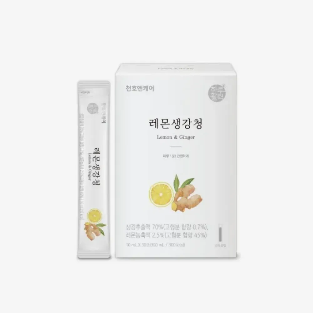 천호엔케어 레몬생강청 1박스 (10ml * 30포)