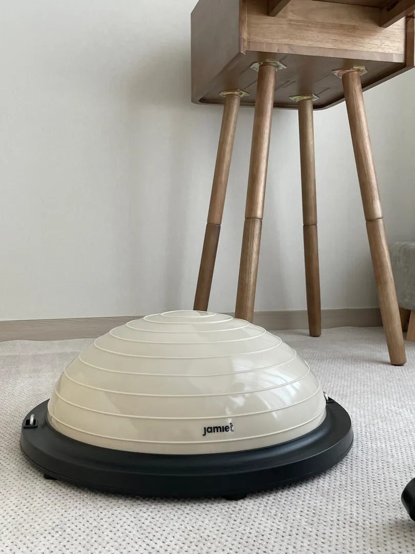 하프짐볼 베이지 46cm 리뷰