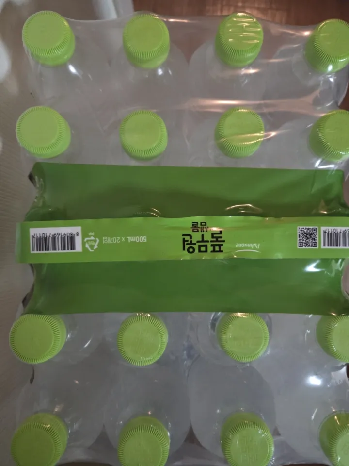 풀무원샘물 무라벨 500mlx20개 리뷰