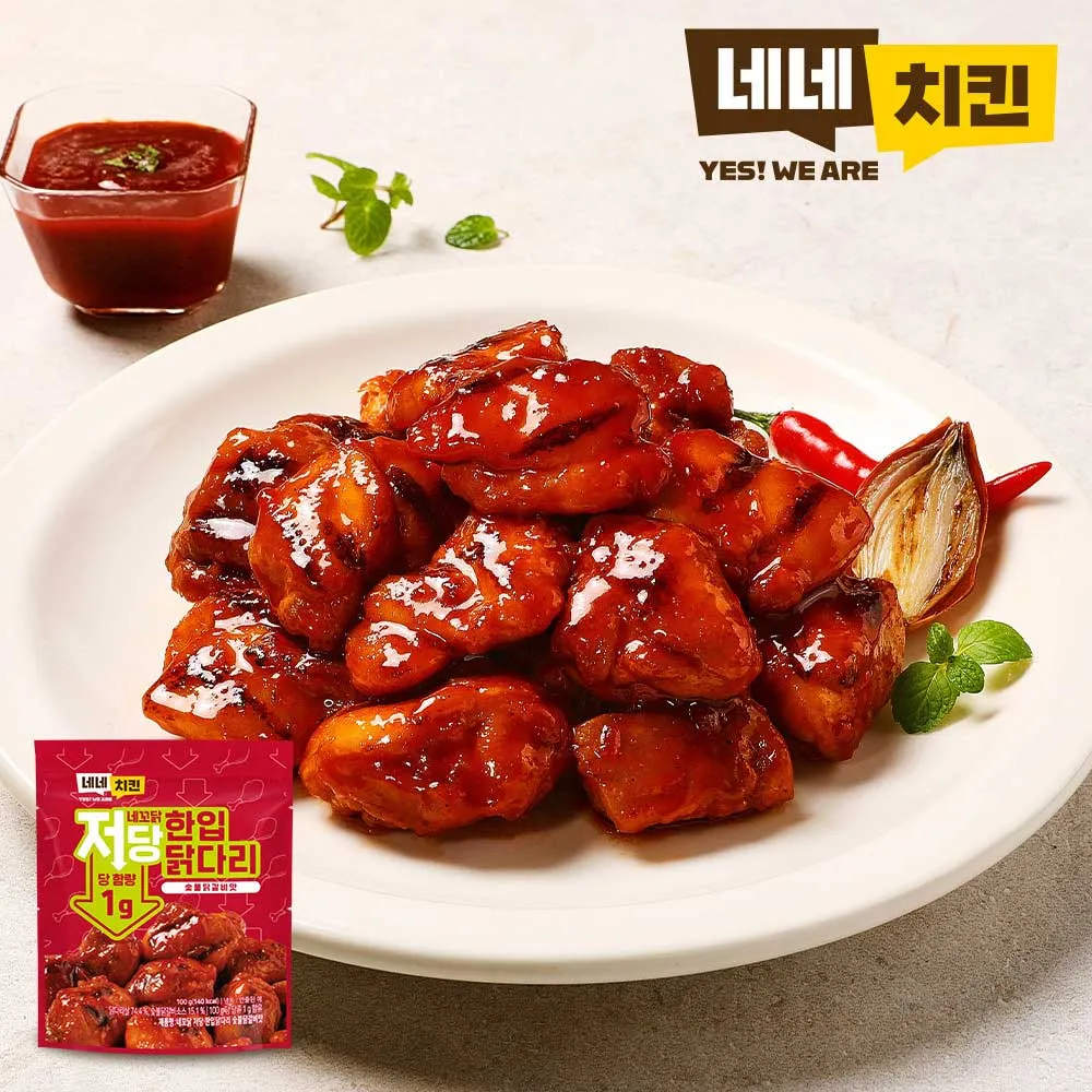 네네치킨 저당 한입닭다리 2종 5팩