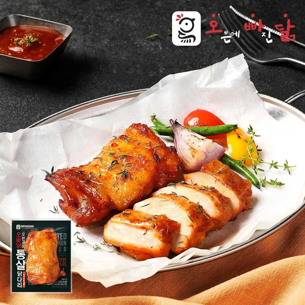 오빠닭 오븐구이 통살닭다리 5종 5팩