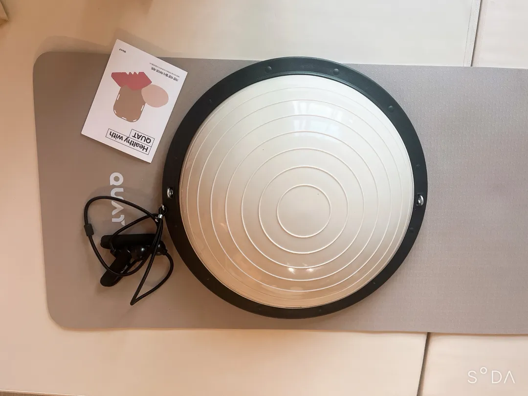 하프짐볼 베이지 58cm 리뷰