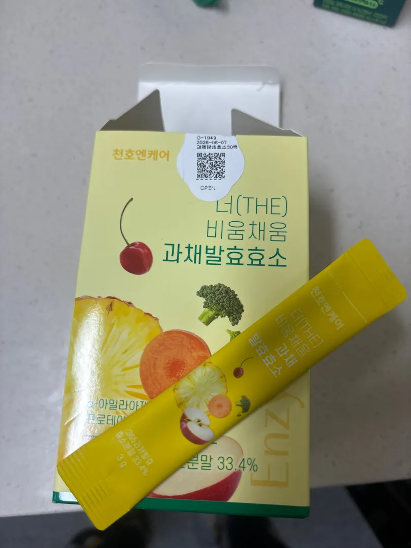 과채발효효소 1박스 (3g x 30포) 리뷰