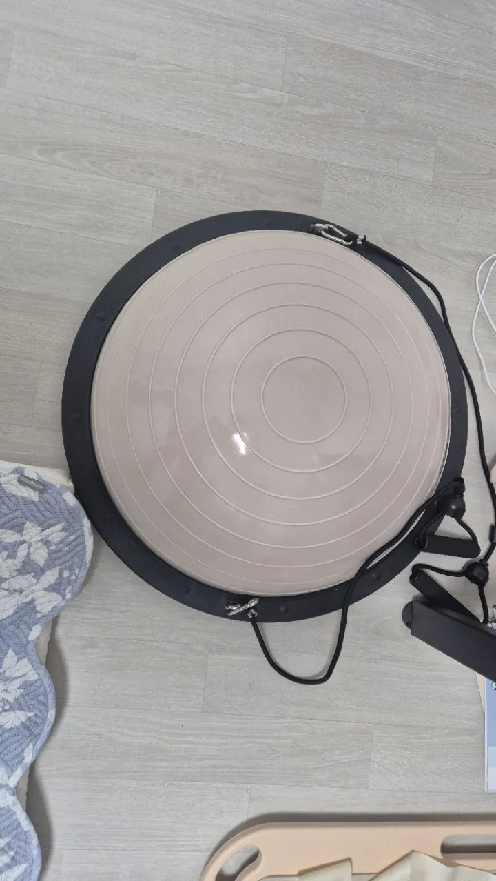 하프짐볼 베이지 58cm 리뷰